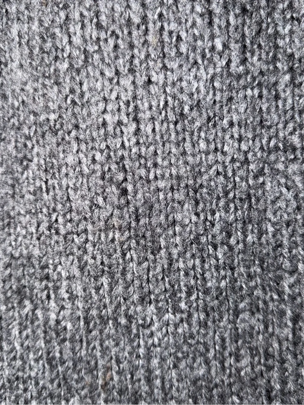 Zara Knit‎ Women’s Dark Gray Chunky Knit Crewneck Sweater Wool/Mohair NWOT Small